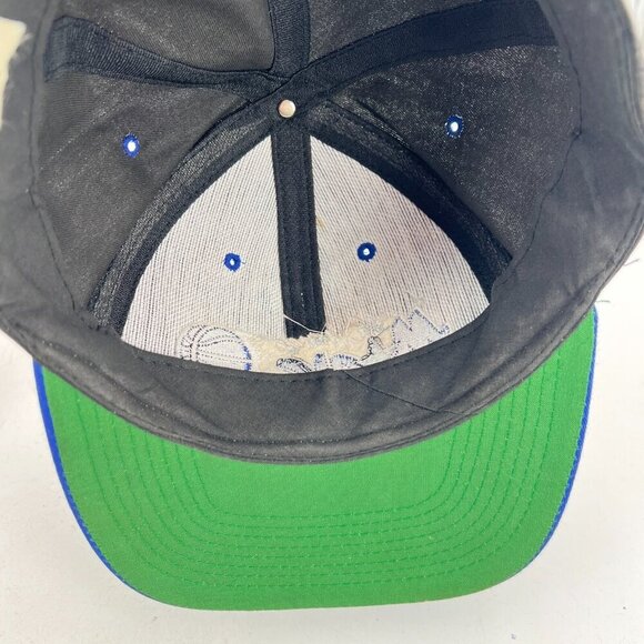 Orlando Magic NBA One Size Fits All Blue Black Canvas Snapback Cap Hat - Picture 5 of 7